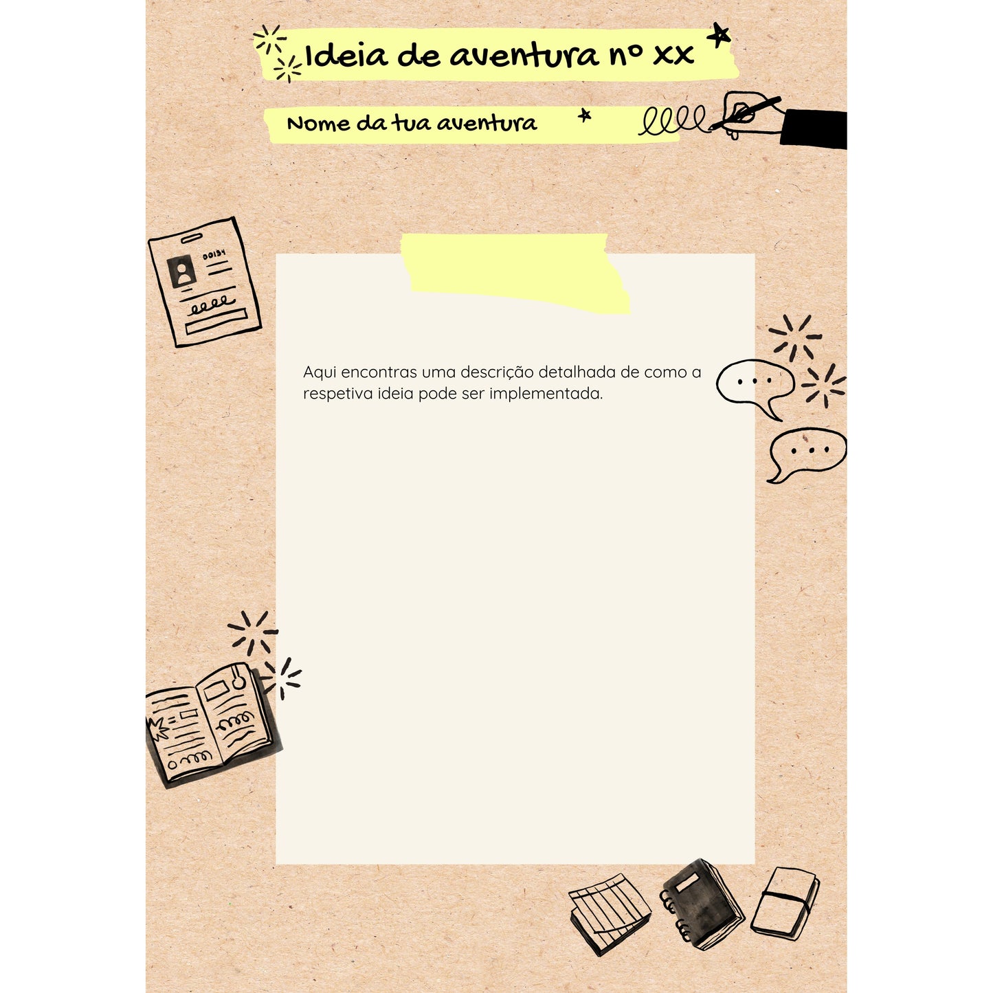 Infância cheia de aventuras (idade 3–6 anos)
